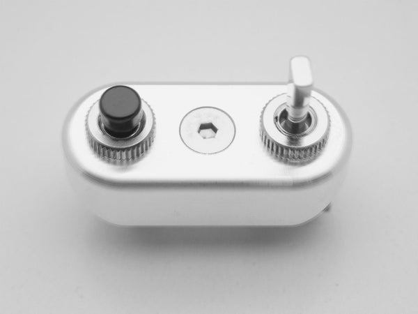Switch Block, Alloy with Push Button & Toggle